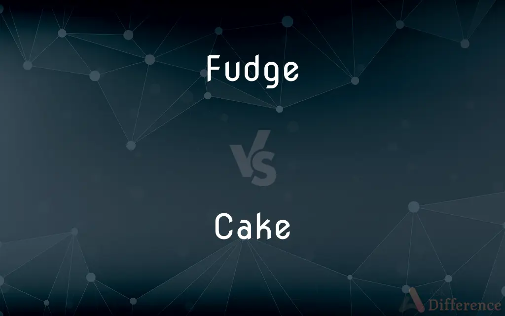 Fudge vs. Cake — What's the Difference?