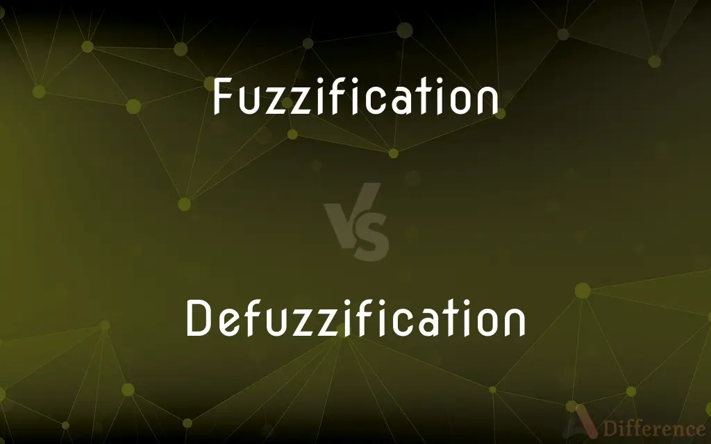 Fuzzification vs. Defuzzification — What's the Difference?