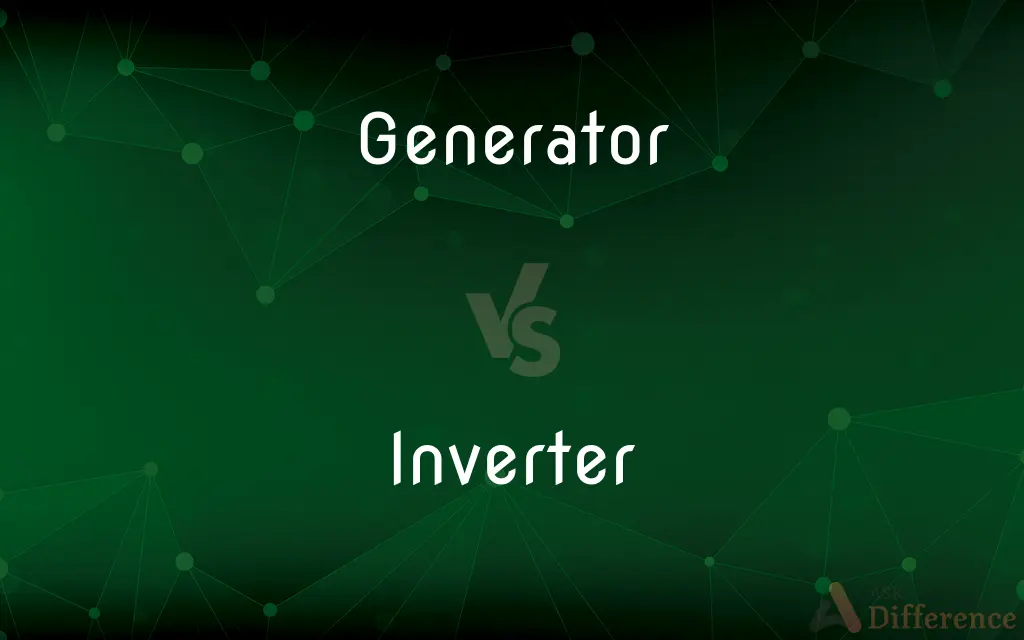 Generator vs. Inverter — What's the Difference?