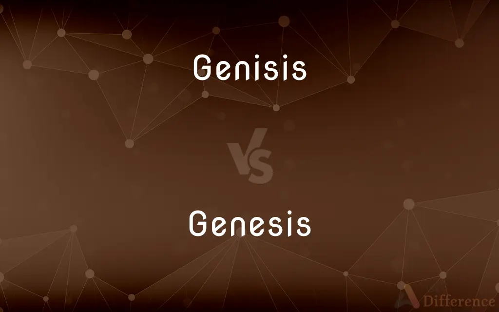 Genisis vs. Genesis — Which is Correct Spelling?