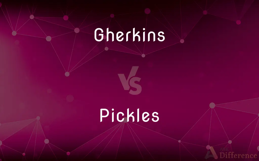 Gherkins vs. Pickles — What's the Difference?