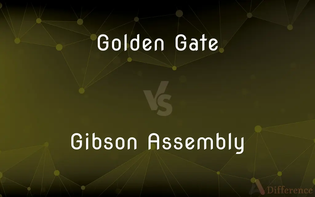 Golden Gate vs. Gibson Assembly — What's the Difference?