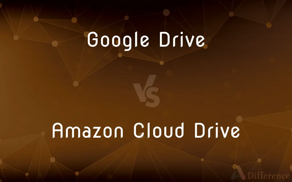 Google Drive vs. Amazon Cloud Drive — What's the Difference?