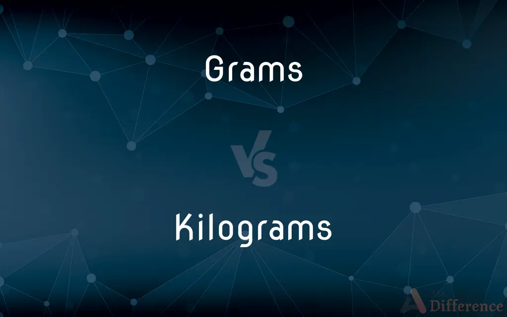 Grams vs. Kilograms — What's the Difference?