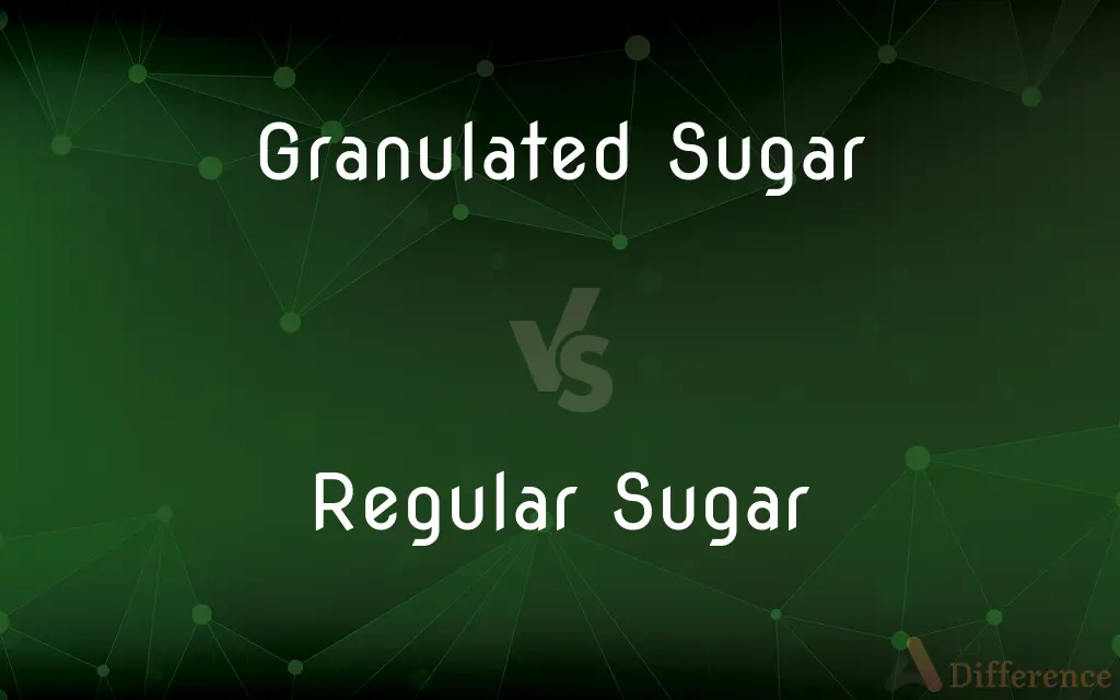 Granulated Sugar vs. Regular Sugar — What's the Difference?