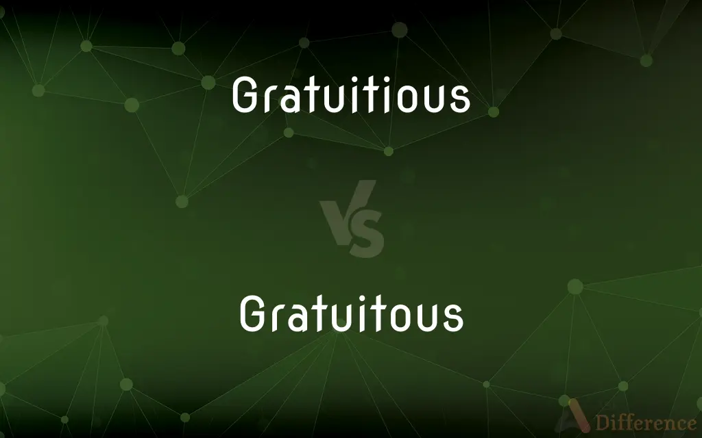 Gratuitious vs. Gratuitous — Which is Correct Spelling?