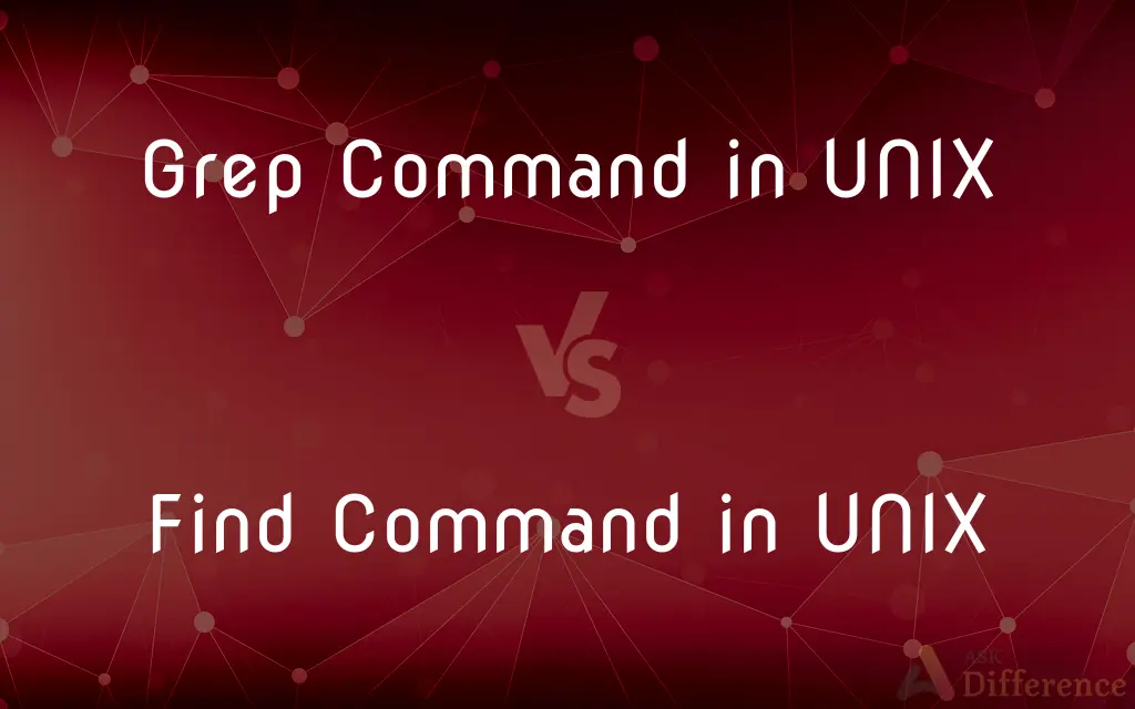 Grep Command in UNIX vs. Find Command in UNIX — What's the Difference?