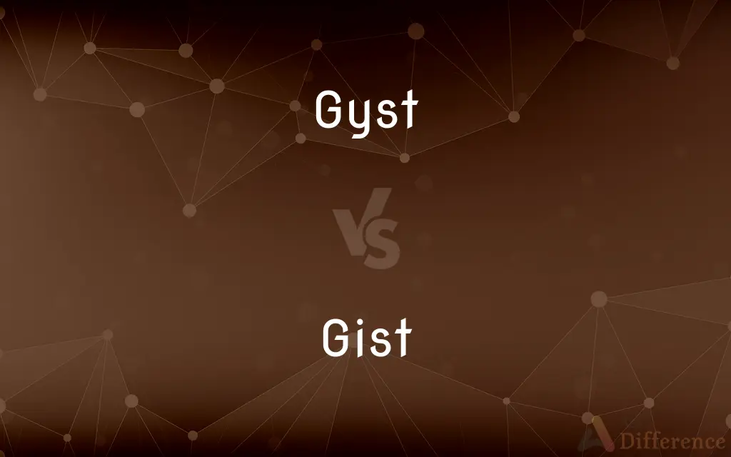 Gyst vs. Gist — Which is Correct Spelling?