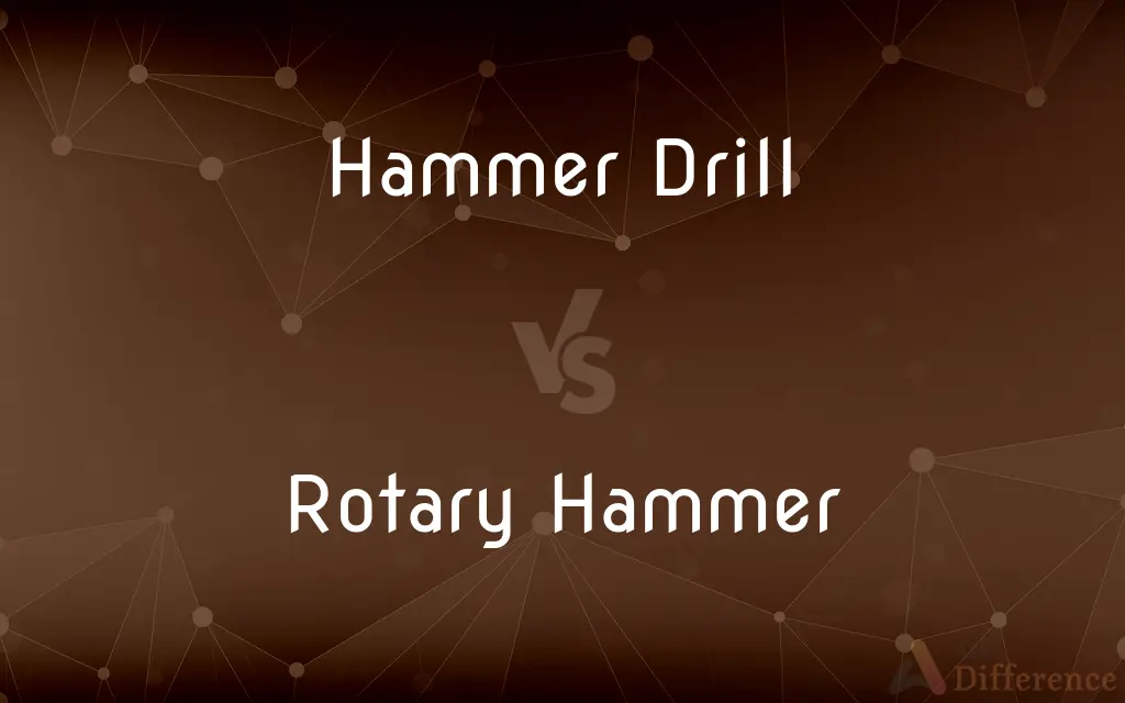 Hammer Drill vs. Rotary Hammer — What's the Difference?