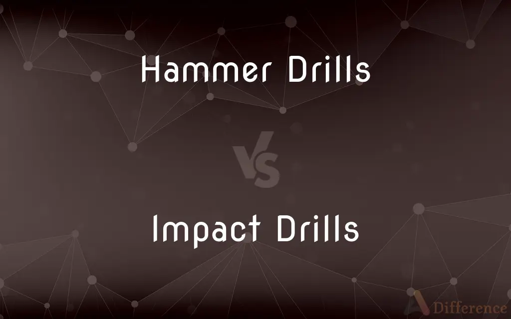 Hammer Drills vs. Impact Drills — What's the Difference?