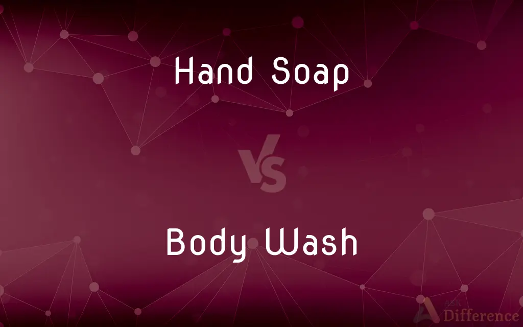 Hand Soap vs. Body Wash — What's the Difference?