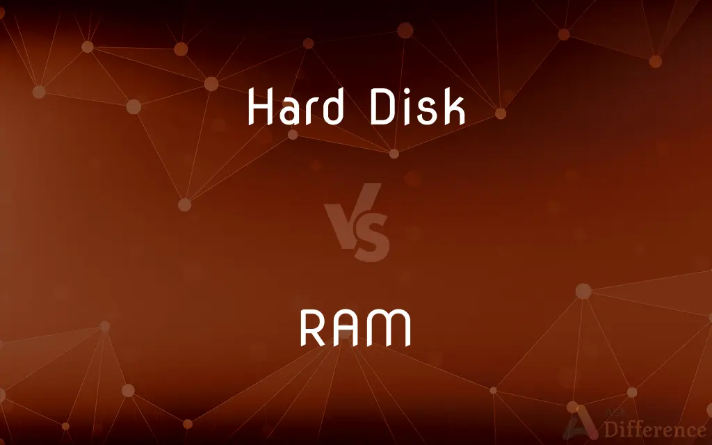 Hard Disk vs. RAM — What's the Difference?