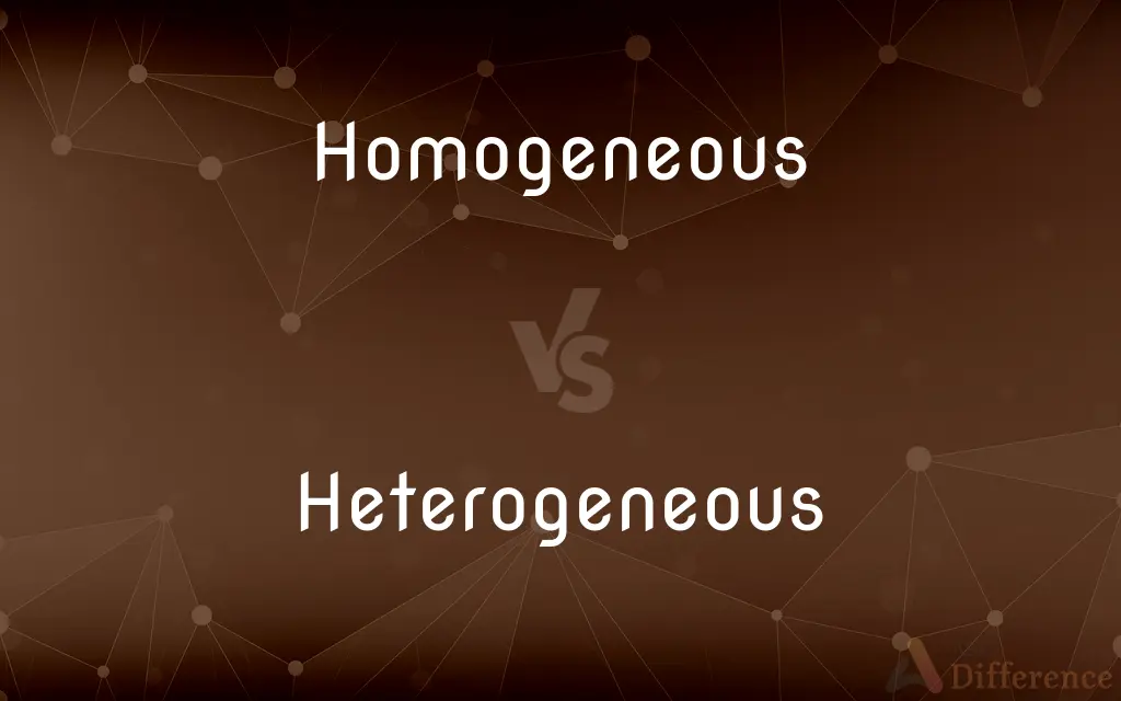 Homogeneous vs. Heterogeneous — What's the Difference?