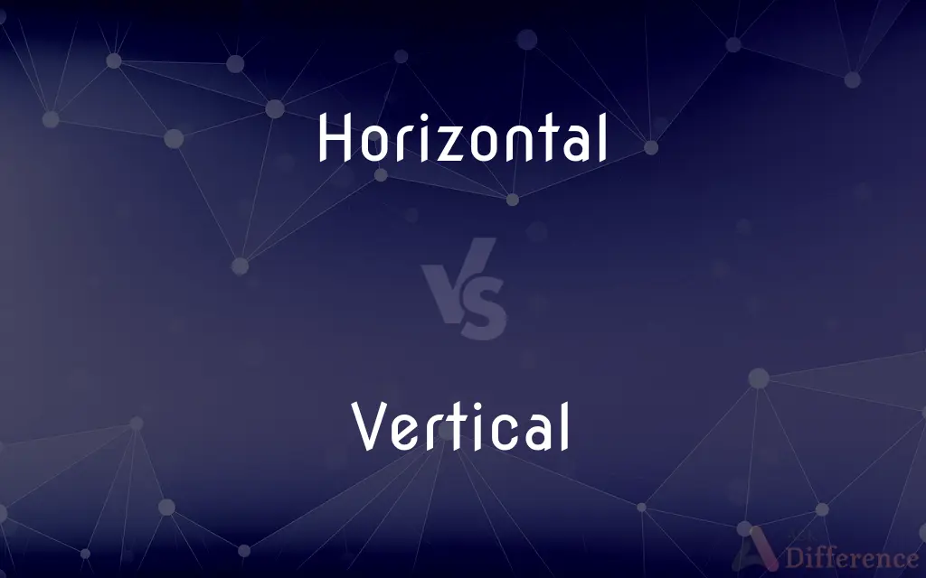 Horizontal vs. Vertical — What's the Difference?