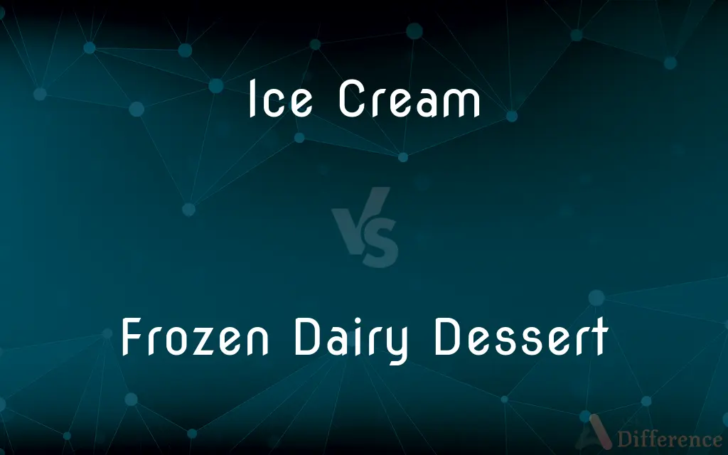 Ice Cream vs. Frozen Dairy Dessert — What's the Difference?