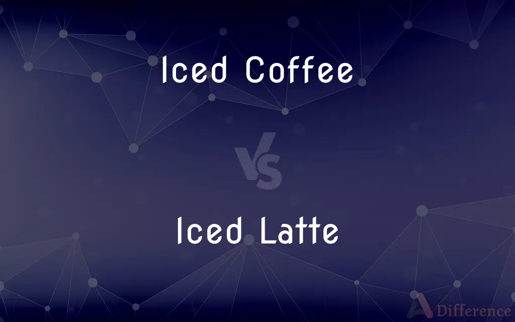 Iced Coffee vs. Iced Latte — What's the Difference?