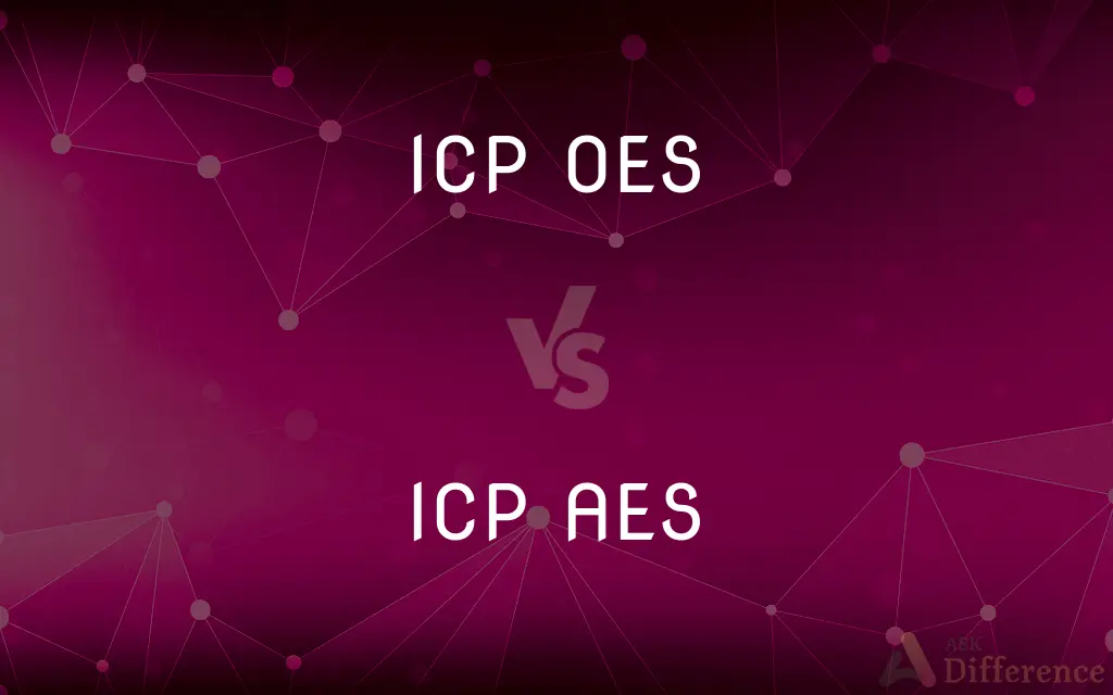 ICP OES vs. ICP AES — What's the Difference?