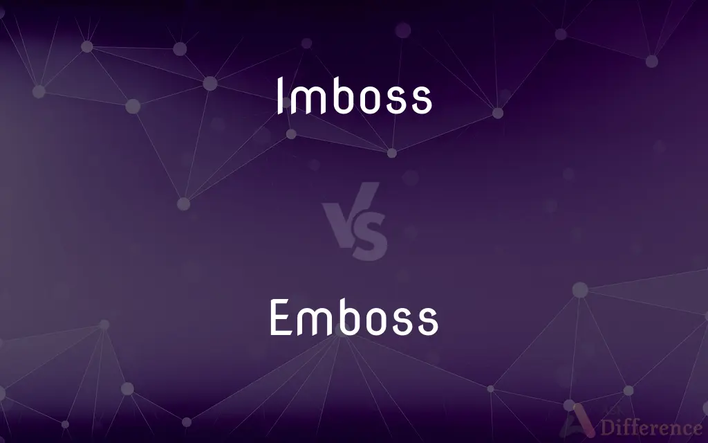 Imboss vs. Emboss — Which is Correct Spelling?