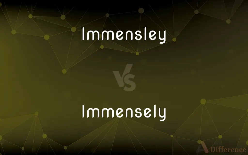 Immensley vs. Immensely — Which is Correct Spelling?