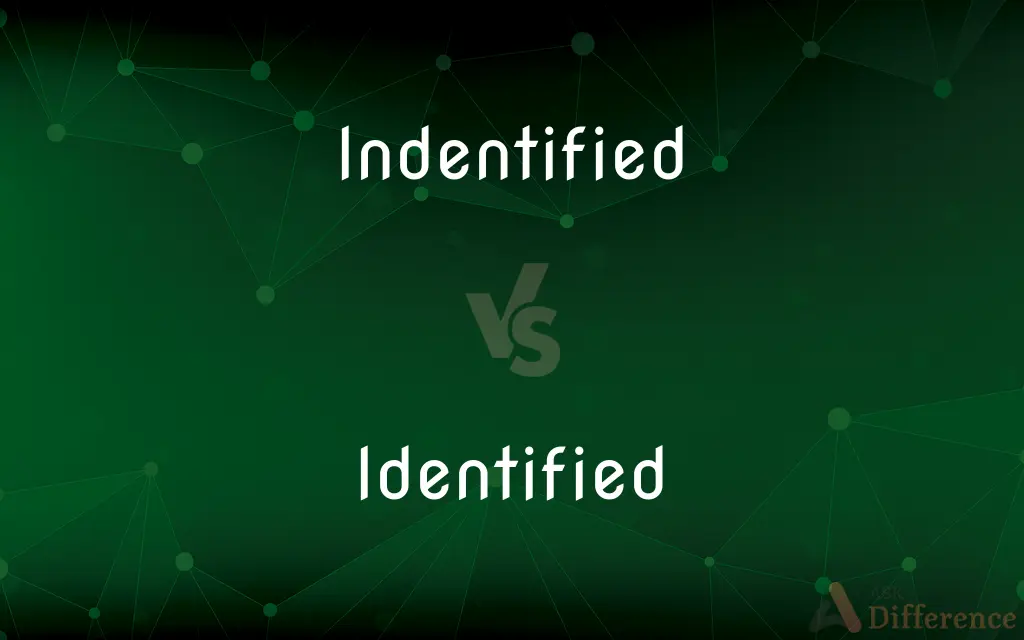 Indentified vs. Identified — Which is Correct Spelling?