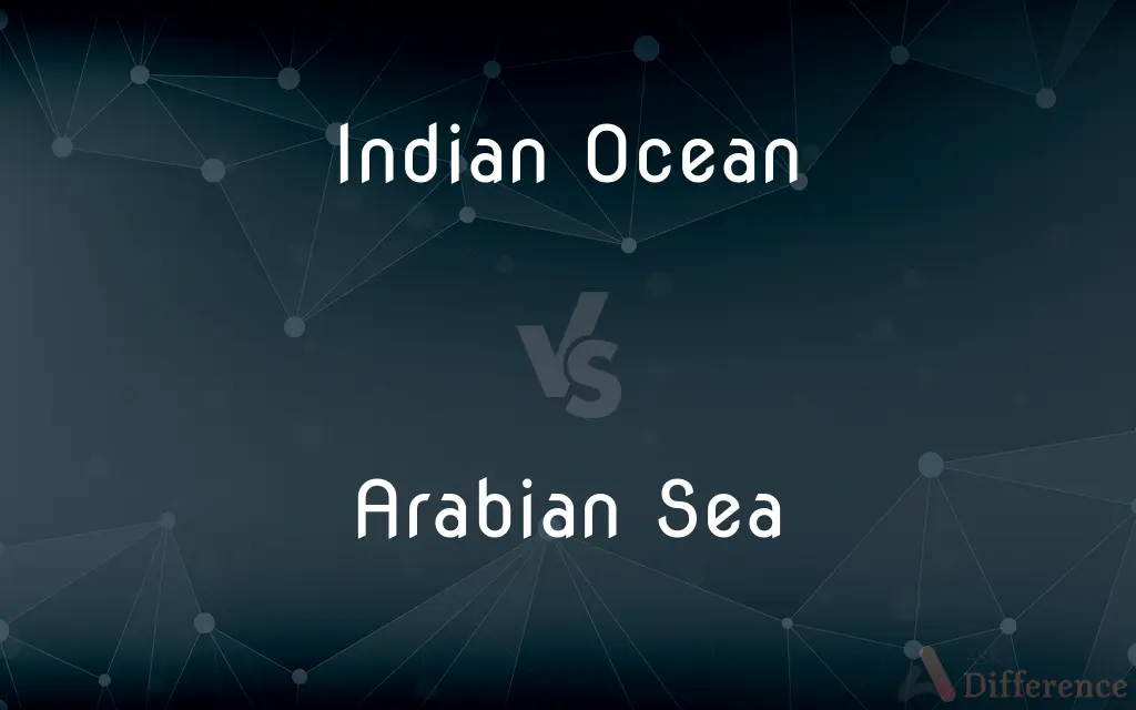 Indian Ocean vs. Arabian Sea — What's the Difference?