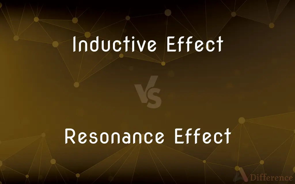 Inductive Effect vs. Resonance Effect — What's the Difference?