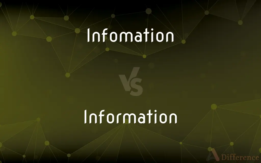 Infomation vs. Information — Which is Correct Spelling?