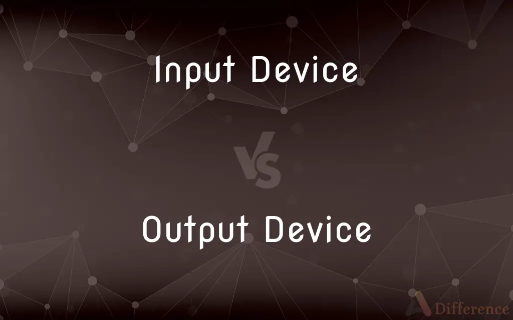 Input Device vs. Output Device — What's the Difference?