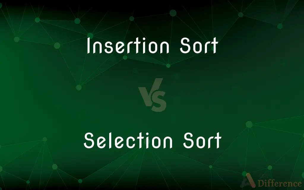 Insertion Sort vs. Selection Sort — What's the Difference?