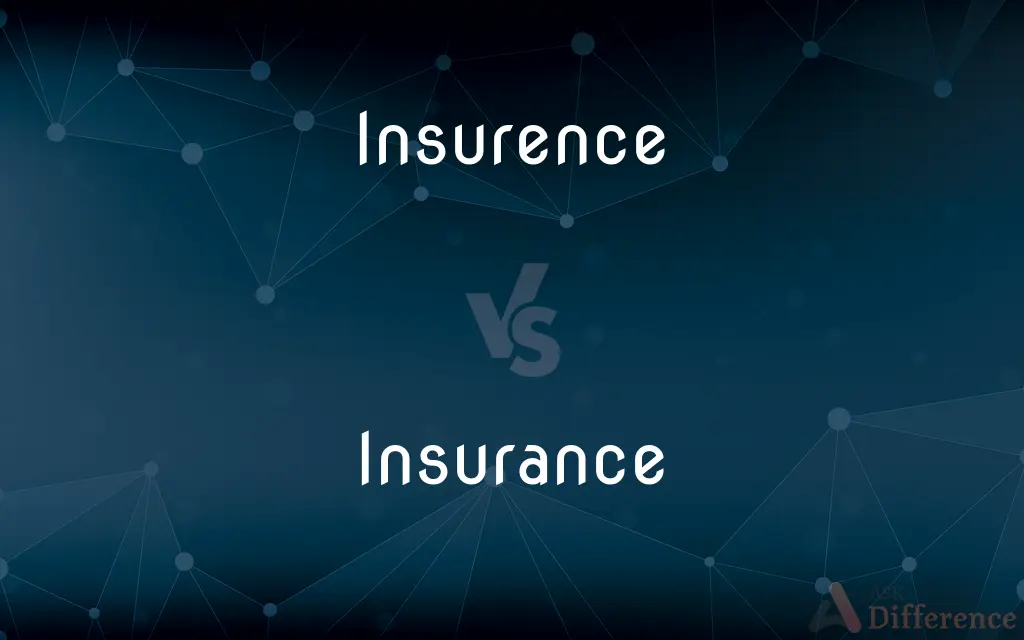Insurence vs. Insurance — Which is Correct Spelling?