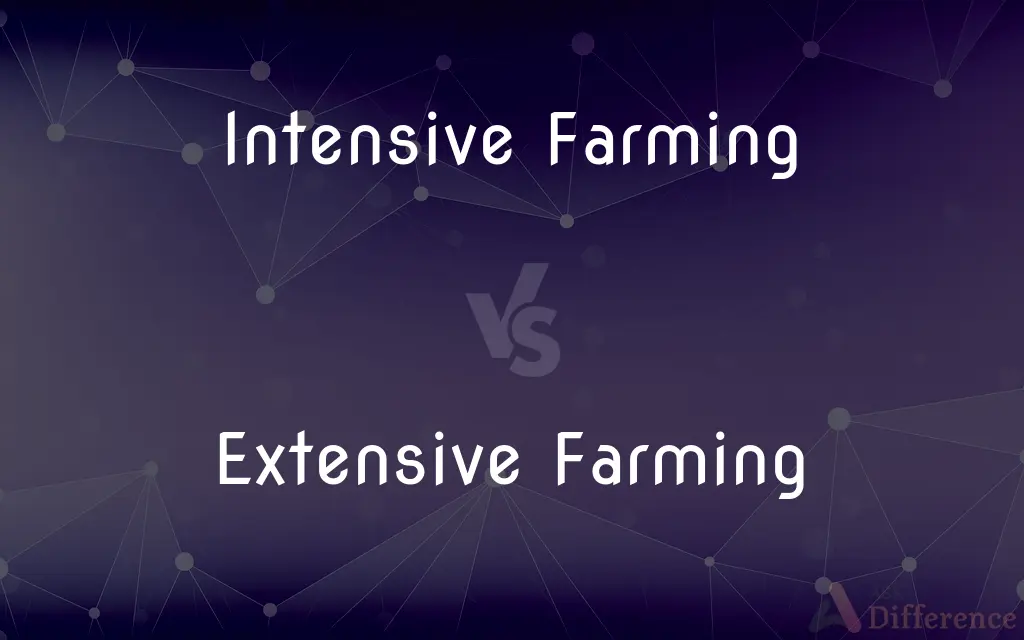 Intensive Farming vs. Extensive Farming — What's the Difference?