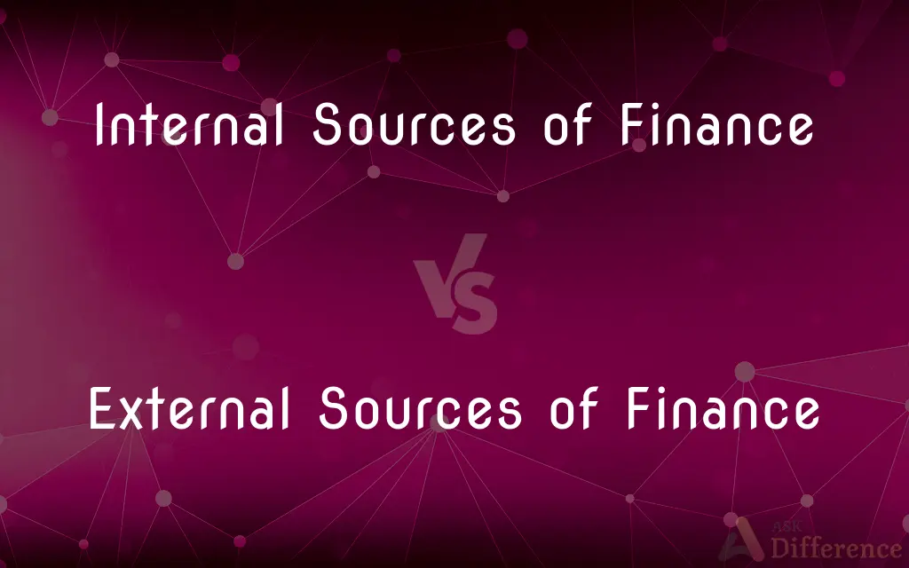 Internal Sources of Finance vs. External Sources of Finance — What's the Difference?