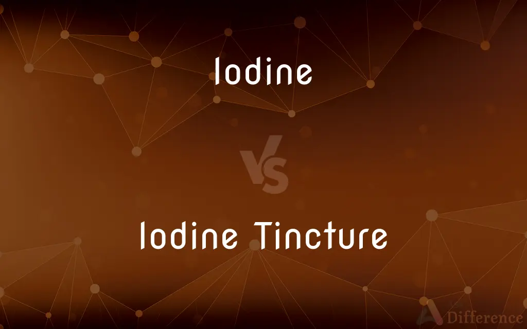 Iodine vs. Iodine Tincture — What's the Difference?