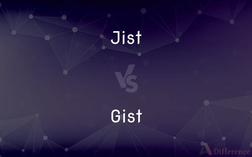 Jist Vs Gist — Which Is Correct Spelling