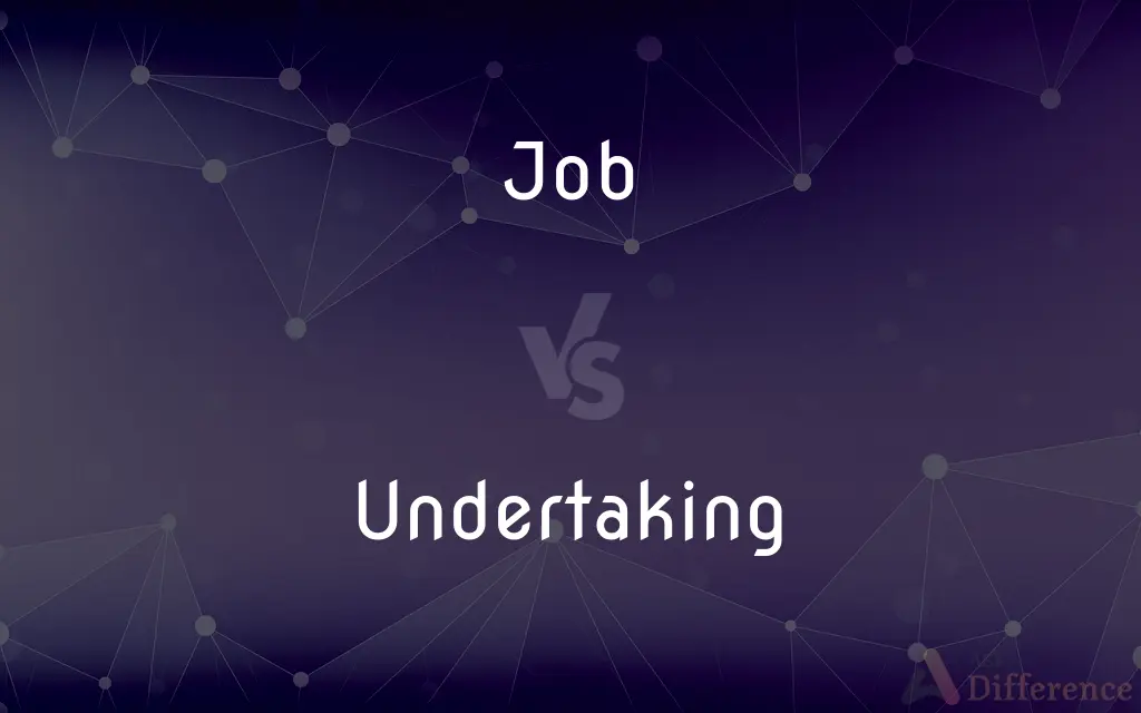 Job vs. Undertaking — What's the Difference?