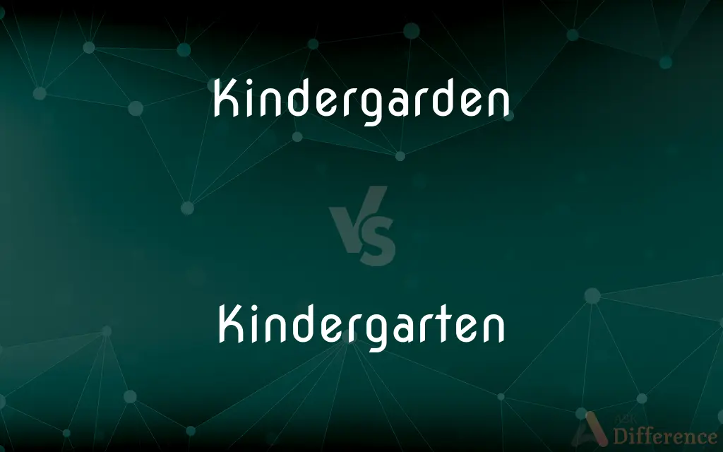 Kindergarden vs. Kindergarten — Which is Correct Spelling?