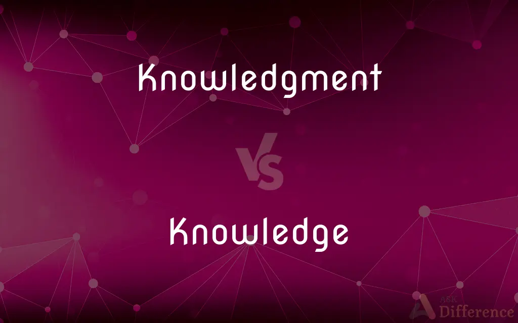 Knowledgment vs. Knowledge — Which is Correct Spelling?