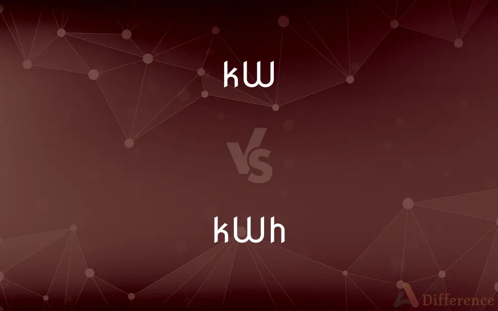 kW vs. kWh — What's the Difference?