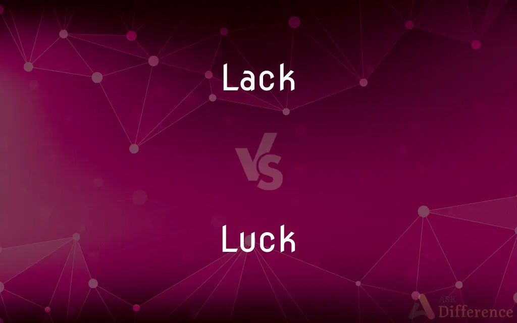 Lack vs. Luck — What's the Difference?