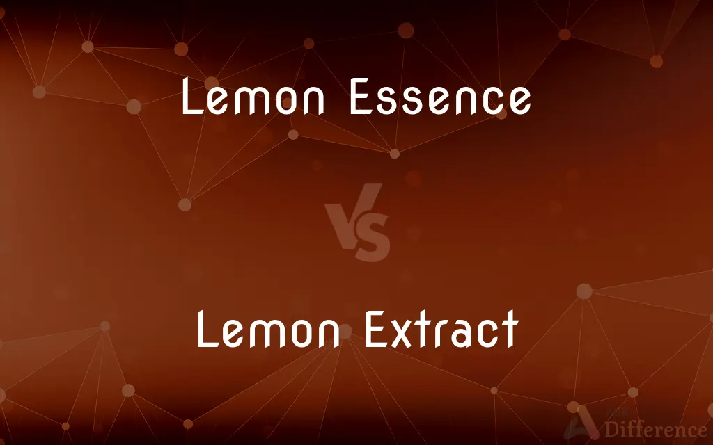 Lemon Essence vs. Lemon Extract — What's the Difference?