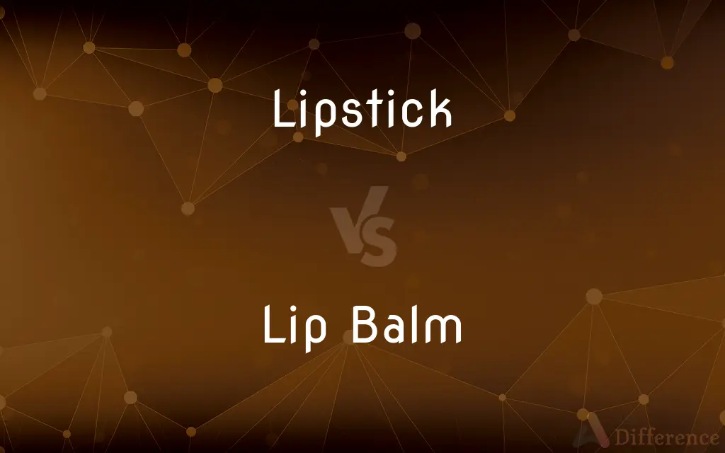 Lipstick vs. Lip Balm — What's the Difference?