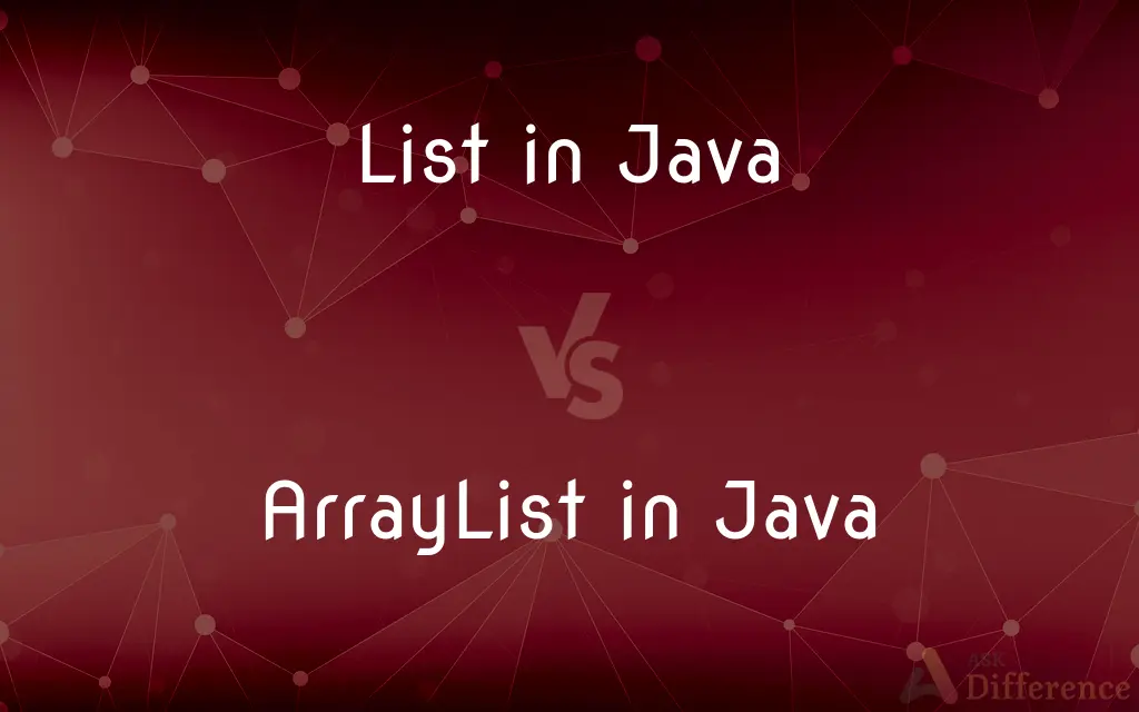 List in Java vs. ArrayList in Java — What's the Difference?