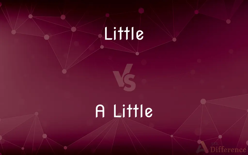 Little vs. A Little — What's the Difference?