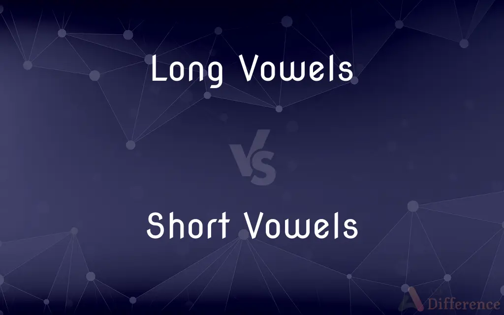 Long Vowels vs. Short Vowels — What's the Difference?