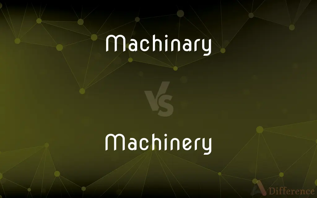 Machinary vs. Machinery — Which is Correct Spelling?