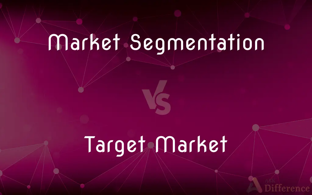 Market Segmentation vs. Target Market — What's the Difference?