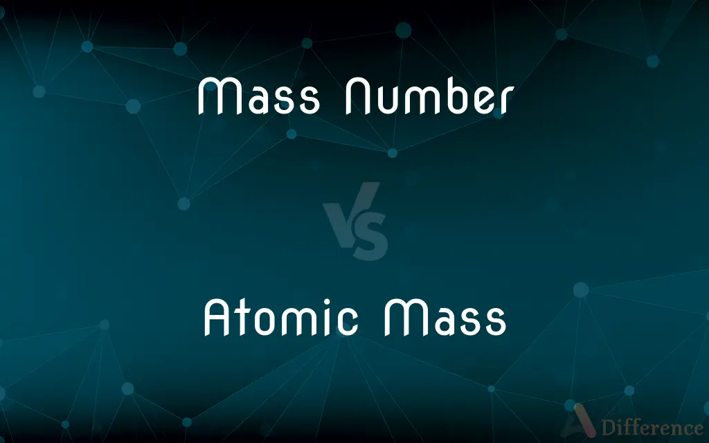 Mass Number vs. Atomic Mass — What's the Difference?