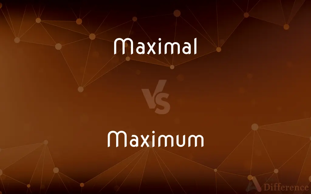 Maximal Vs Maximum What s The Difference 