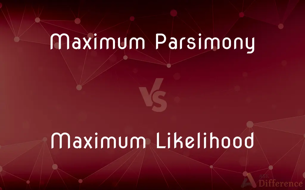 Maximum Parsimony vs. Maximum Likelihood — What's the Difference?