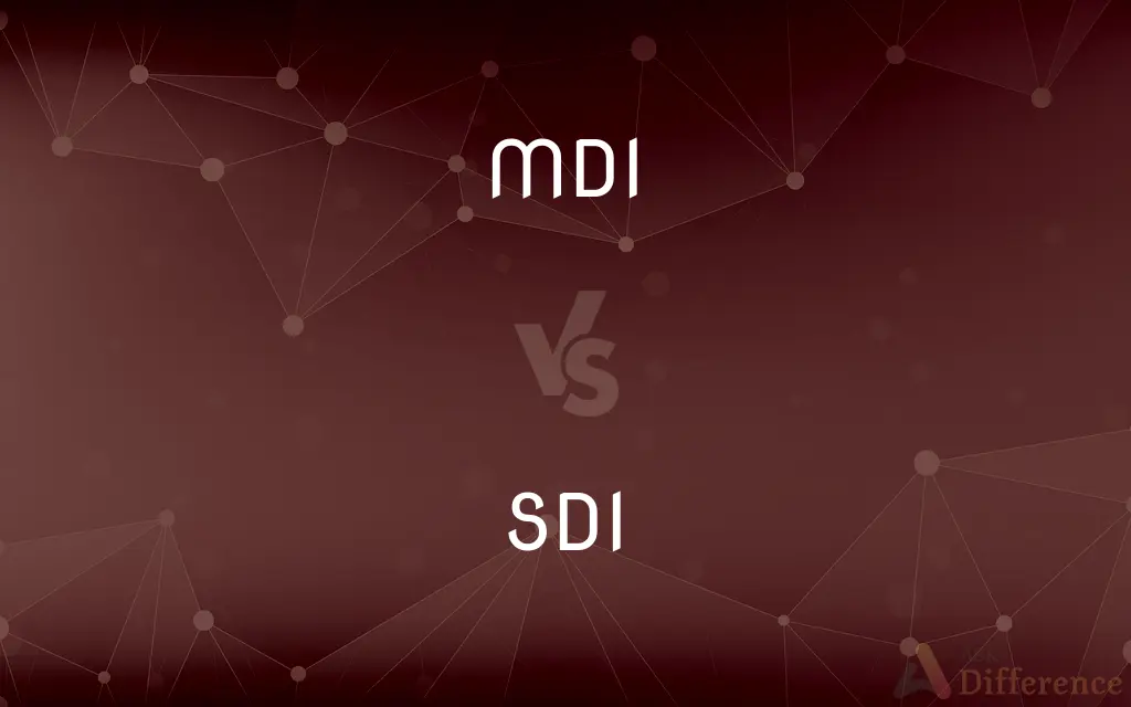 MDI vs. SDI — What's the Difference?